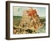 'Tower of Babel', 1563. Artist: Pieter Bruegel the Elder-Pieter Bruegel the Elder-Framed Giclee Print