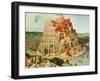 'Tower of Babel', 1563. Artist: Pieter Bruegel the Elder-Pieter Bruegel the Elder-Framed Giclee Print