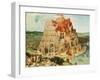 'Tower of Babel', 1563. Artist: Pieter Bruegel the Elder-Pieter Bruegel the Elder-Framed Giclee Print