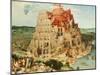 'Tower of Babel', 1563. Artist: Pieter Bruegel the Elder-Pieter Bruegel the Elder-Mounted Giclee Print