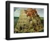 Tower of Babel, 1563 (Detail)-Pieter Bruegel the Elder-Framed Giclee Print