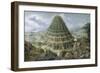 Tower of Babel, 1595-Maerten I.van Valckenborch-Framed Giclee Print