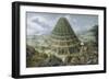 Tower of Babel, 1595-Maerten I.van Valckenborch-Framed Giclee Print