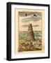 Tower of Babel, 1719-Alain Manesson Mallet-Framed Giclee Print