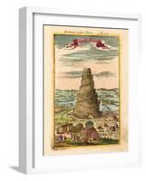 Tower of Babel, 1719-Alain Manesson Mallet-Framed Giclee Print
