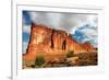 Tower of Babel, Courthouse Towers, Arches National Park, Utah-Geraint Tellem-Framed Photographic Print