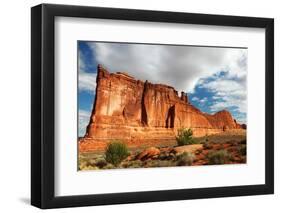 Tower of Babel, Courthouse Towers, Arches National Park, Utah-Geraint Tellem-Framed Photographic Print