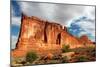 Tower of Babel, Courthouse Towers, Arches National Park, Utah-Geraint Tellem-Mounted Photographic Print
