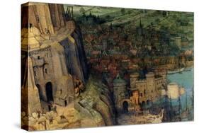 Tower of Babel - Detail-Pieter Breughel the Elder-Stretched Canvas