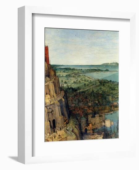 Tower of Babel - Detail-Pieter Breughel the Elder-Framed Art Print