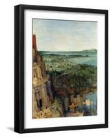 Tower of Babel - Detail-Pieter Breughel the Elder-Framed Art Print