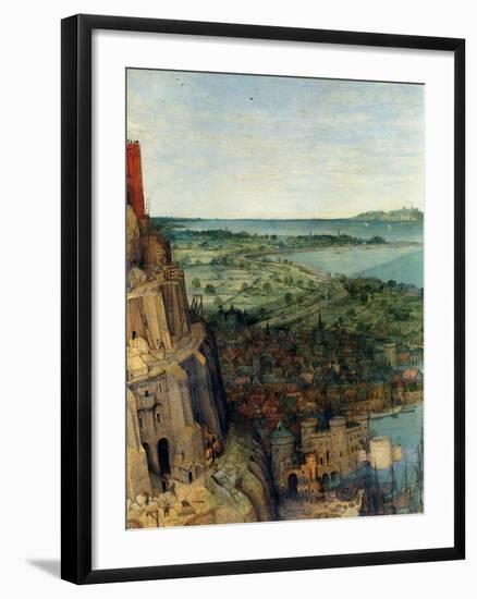 Tower of Babel - Detail-Pieter Breughel the Elder-Framed Art Print