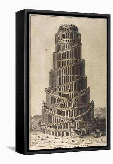 Tower of Babel-null-Framed Stretched Canvas