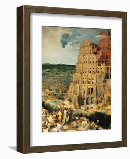 Tower of Babel-Pieter Bruegel the Elder-Framed Art Print