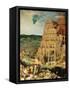 Tower of Babel-Pieter Bruegel the Elder-Framed Stretched Canvas