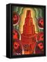 Tower of Babel-John Newcomb-Framed Stretched Canvas