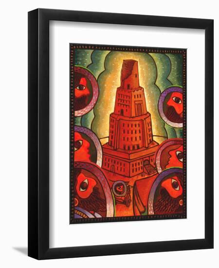 Tower of Babel-John Newcomb-Framed Premium Giclee Print