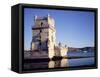 Tower of Belem, Built 1515-1521, and Rio Tejo (River Tagus), Lisbon, Portugal-Sylvain Grandadam-Framed Stretched Canvas