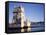 Tower of Belem, Built 1515-1521, and Rio Tejo (River Tagus), Lisbon, Portugal-Sylvain Grandadam-Framed Stretched Canvas