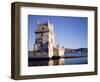 Tower of Belem, Built 1515-1521, and Rio Tejo (River Tagus), Lisbon, Portugal-Sylvain Grandadam-Framed Photographic Print