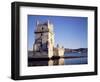 Tower of Belem, Built 1515-1521, and Rio Tejo (River Tagus), Lisbon, Portugal-Sylvain Grandadam-Framed Photographic Print