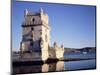 Tower of Belem, Built 1515-1521, and Rio Tejo (River Tagus), Lisbon, Portugal-Sylvain Grandadam-Mounted Photographic Print