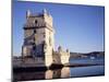 Tower of Belem, Built 1515-1521, and Rio Tejo (River Tagus), Lisbon, Portugal-Sylvain Grandadam-Mounted Photographic Print