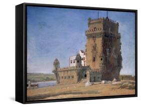 Tower of Belem, C. 1825-6-Charles Landseer-Framed Stretched Canvas