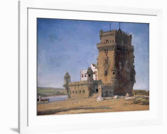 Tower of Belem, C. 1825-6-Charles Landseer-Framed Giclee Print