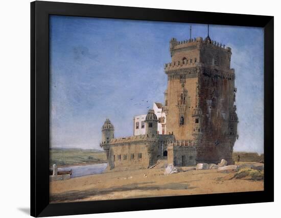 Tower of Belem, C. 1825-6-Charles Landseer-Framed Giclee Print