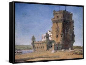 Tower of Belem, C. 1825-6-Charles Landseer-Framed Stretched Canvas