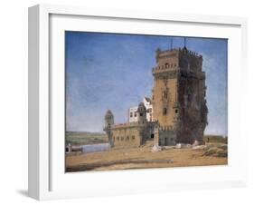 Tower of Belem, C. 1825-6-Charles Landseer-Framed Giclee Print