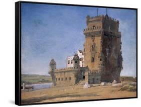 Tower of Belem, C. 1825-6-Charles Landseer-Framed Stretched Canvas