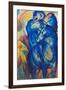 Tower of Blue Horses, 1913-Franz Marc-Framed Premium Giclee Print