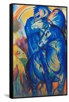 Tower of Blue Horses, 1913-Franz Marc-Framed Stretched Canvas