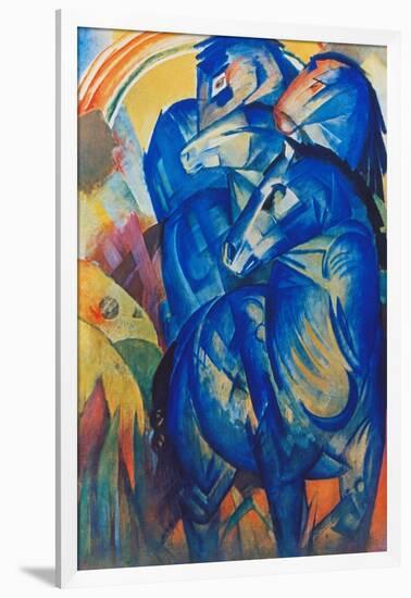 Tower of Blue Horses, 1913-Franz Marc-Framed Giclee Print