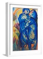 Tower of Blue Horses, 1913-Franz Marc-Framed Giclee Print