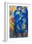 Tower of Blue Horses, 1913-Franz Marc-Framed Giclee Print