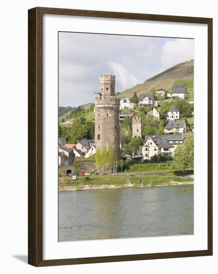 Tower of Braubach, Near Koblenz, the Rhine River, Rhineland-Palatinate, Germany, Europe-Olivieri Oliviero-Framed Photographic Print