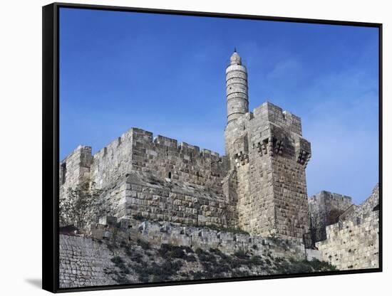 Tower of David Ancient Citadel-null-Framed Stretched Canvas