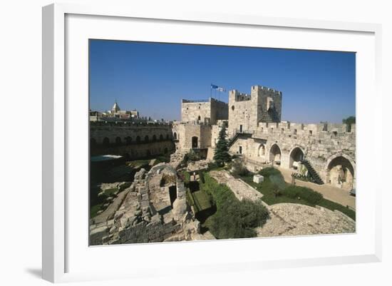 Tower of David (Founded in 2nd Century BC)-null-Framed Photographic Print