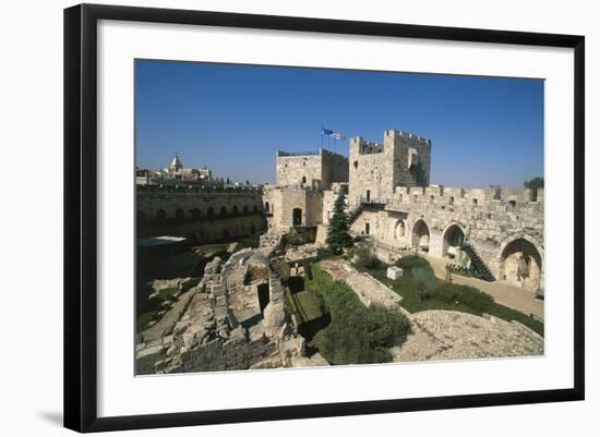 Tower of David (Founded in 2nd Century BC)-null-Framed Photographic Print