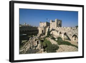 Tower of David (Founded in 2nd Century BC)-null-Framed Photographic Print