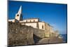 Tower of Euphrasian Basilica, Walkway around the Perimeter of Old Town, Porec, Croatia, Europe-Richard Maschmeyer-Mounted Photographic Print