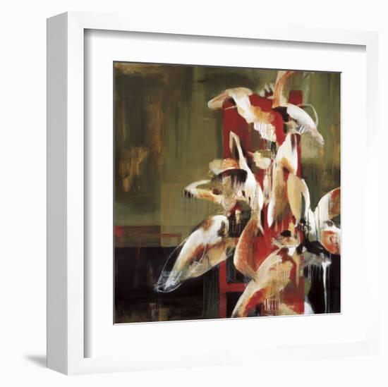 Tower of Flowers-Terri Burris-Framed Giclee Print