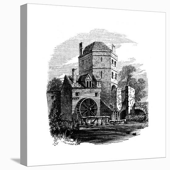 Tower of Franciscan Friary, Oxford, C1860-null-Stretched Canvas
