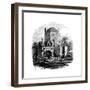 Tower of Franciscan Friary, Oxford, C1860-null-Framed Giclee Print