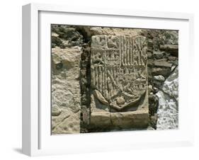 Tower of Homage, the Alcazaba of Almeria, Andalucia, Detail-null-Framed Giclee Print