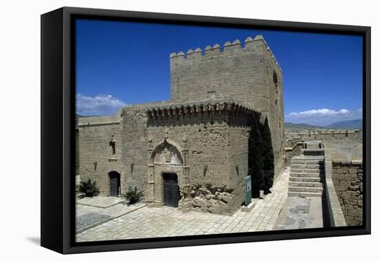 Tower of Homage, the Alcazaba of Almeria, Andalucia, Spain-null-Framed Stretched Canvas