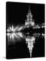 Tower of Jewels at Night-null-Stretched Canvas